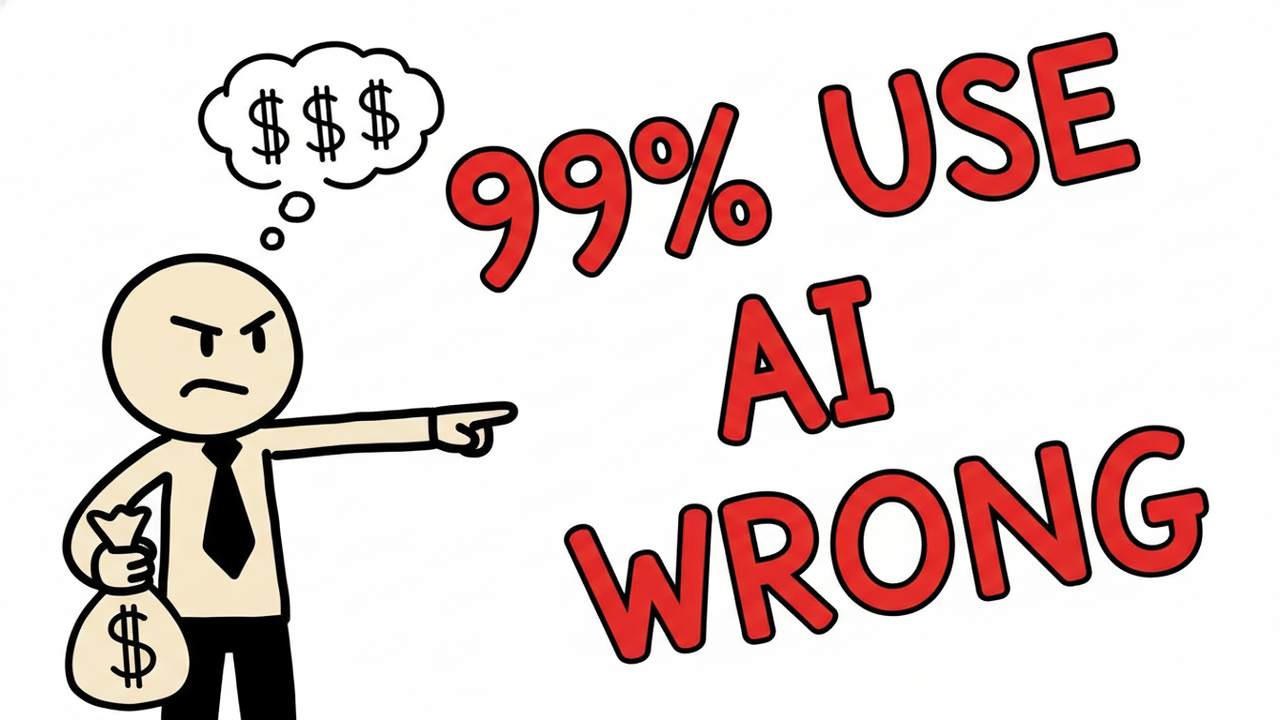 99% of People Don't Know How to Actually Use AI to Make Money