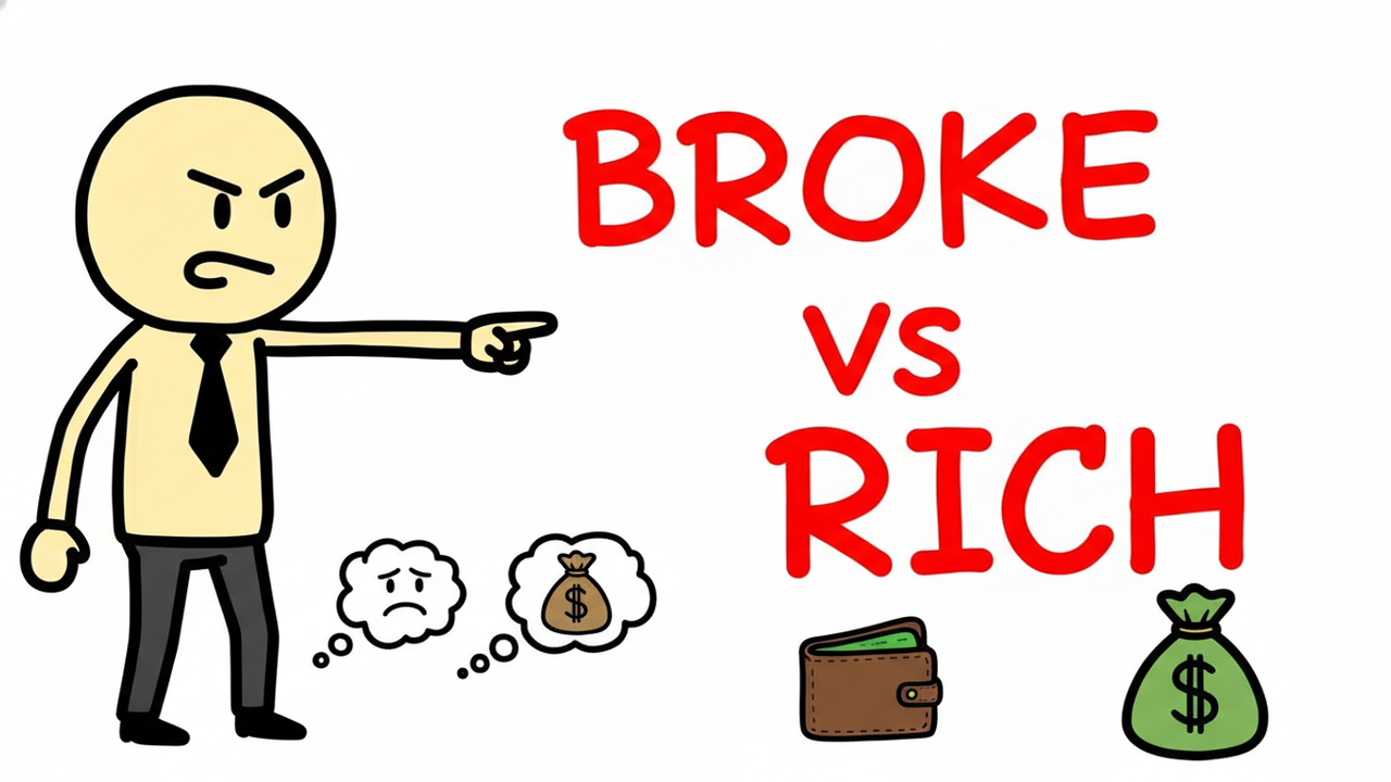 How Broke People Think vs. How Rich People Think
